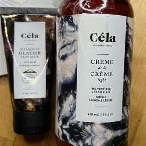 Cela Masque de Glacier Clay Mask and Crème de la Creme Light Set